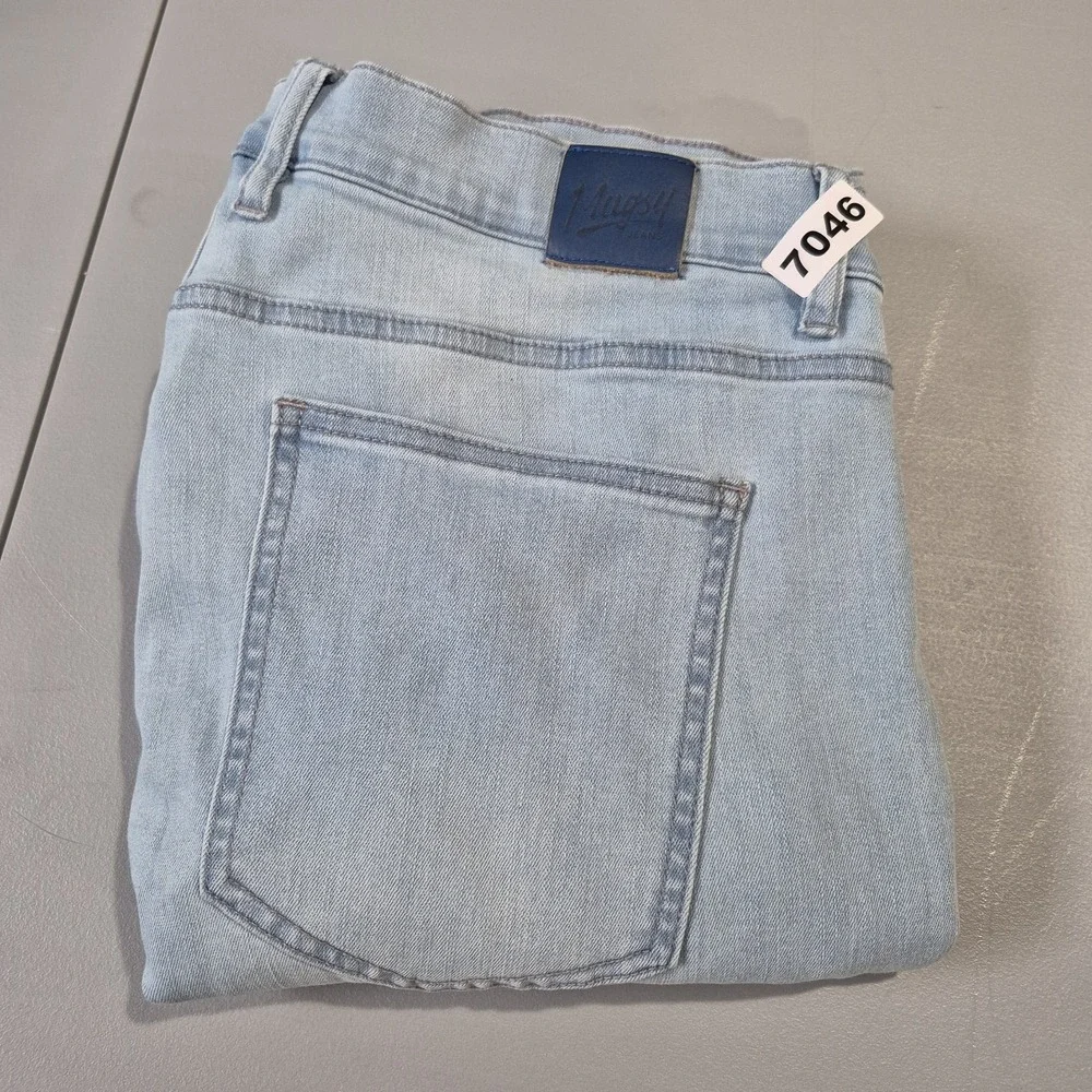 Mugsy Jeans‎ Mens 40x34 Grands Stretch Denim Light Wash Summer Breathable